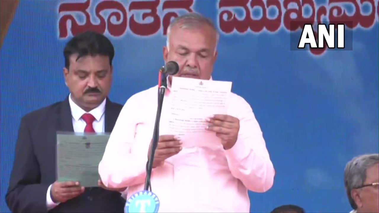 Ramalinga Reddy has been made the minister for Transport and Muzrai. (Image: ANI)