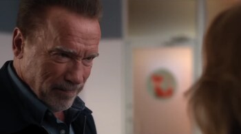 Arnold Schwarzenegger in Fubar, which dropped on Netflix on May 25, 2023. (Screen grab)