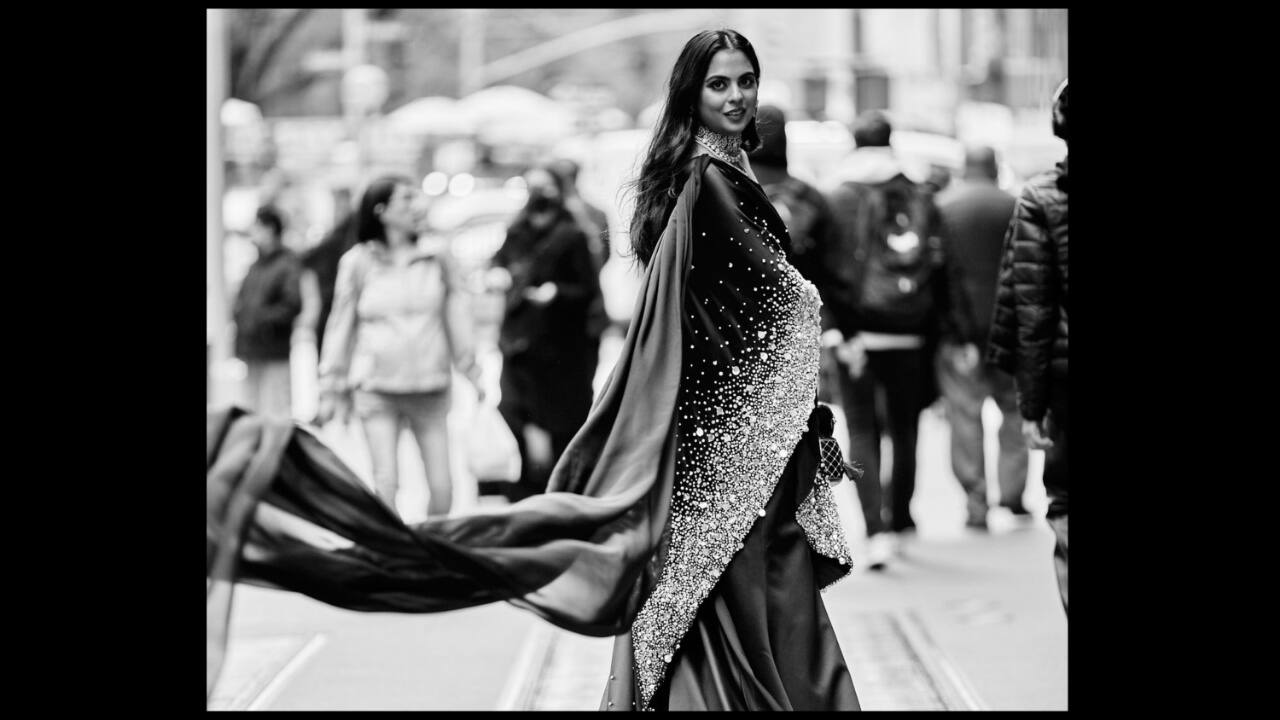 Isha Ambani Piramal stuns at Met Gala 2023 in Prabal Gurung saree gown