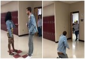 US teen pepper-sprays teacher twice after he confiscated her phone. Watch