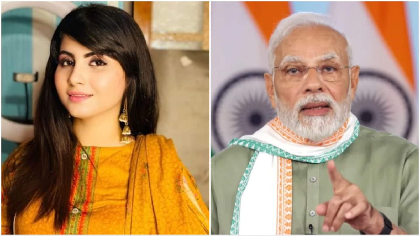 Pashto Acter Seher Khan Xxx - Pakistani actor wants to file complaint against PM Modi. See Delhi Police's  hilarious response