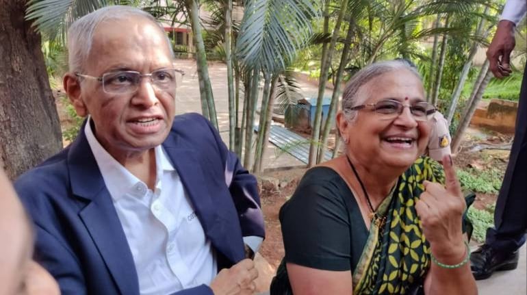 Narayana Murthy and Sudha Murty