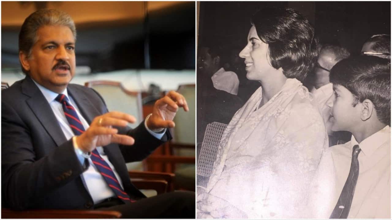 Anand Mahindra shares throwback pic on Mother's Day: 'Thank you for the coaching, Ma'