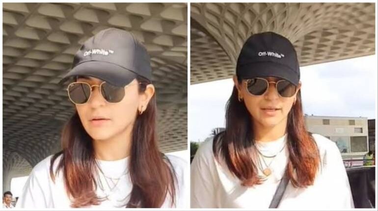 Anushka Sharma Spotted At Mumbai Airport - Watch Video 