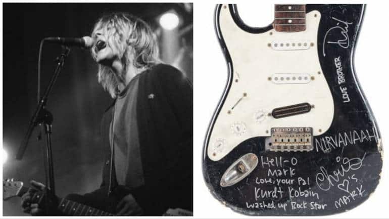 Nirvana frontman Kurt Cobain's smashed guitar sells for nearly Rs 5 crore at auction - Vimarsana News