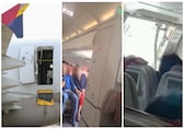 Man arrested for opening emergency door of flight in South Korea. Viral video