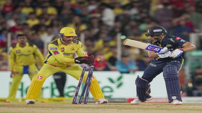 IPL 2023 final: Sai Sudharsan's 96 takes Gujarat Titans to 214/4 ...