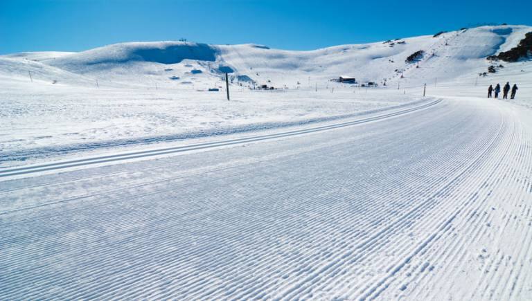 Falls Creek cross country trails, ski town, Australia.