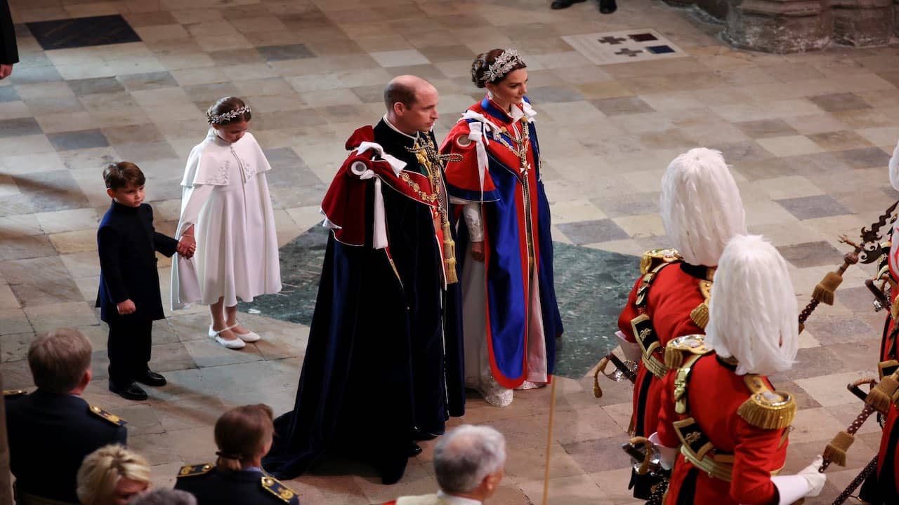 The Prince and Princess of Wales attend the King Charles III's coronation. (@KensingtonRoyal)