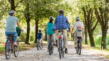 Health benefits of cycling: The repetitive motion of cycling ensures that joints move through their entire range of motion, which increases the production of synovial fluid to lubricate the joints