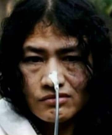A file image of Manipur's Iron Lady, Irom Chanu Sharmila.