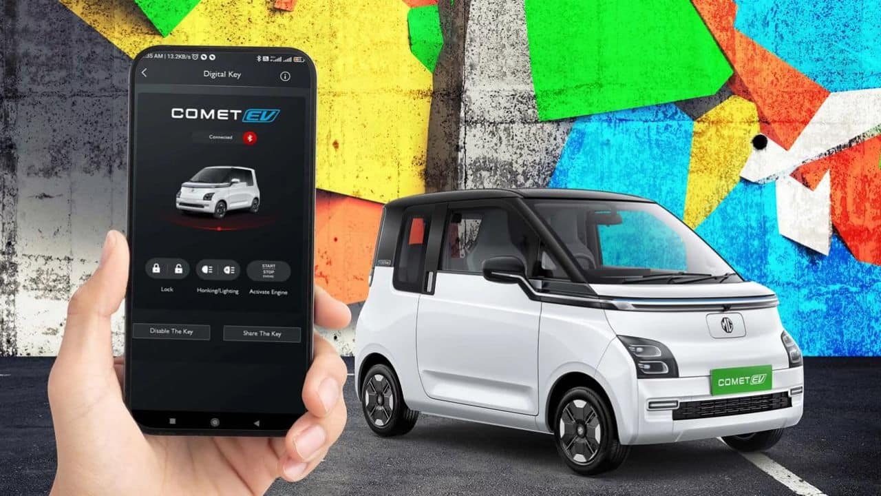 Prices | Finally, prices. Bookings for the Comet have opened, and while the prices are introductory, it undercuts the Rs 8.69 lakh mark of the Tata Tiago. The Comet is available in three trim levels, starting with the Pace, priced at Rs 7.98 lakh, the Play, at Rs 9.28 lakh, and finally, the Plush, at Rs 9.98 lakh. The Comet is mainly competing with the Tata Tiago, but with the tiny size and features it packs, the Comet also sits in its own segment. (Image: MG Motor)