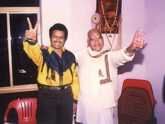 NT Rama Rao with son Balakrishna.