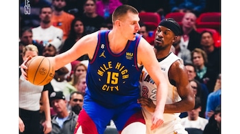 Nikola Jokic Image via Twitter Denver Nuggets