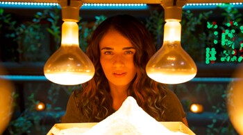 Radhika Madaan plays Shanta - Rani Ba's daughter and inventor of flamingo, a cocaine-based drug - in 'Saas, Bahu aur Flamingo', streaming on Disney + Hotstar' since May 5, 2023.