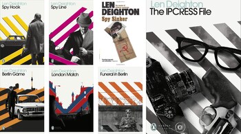 Len Deighton transcends his “genre” in two important ways: One, his spy stories are fundamentally about class. Two, the writing. (Book covers from Amazon.in/Penguin)