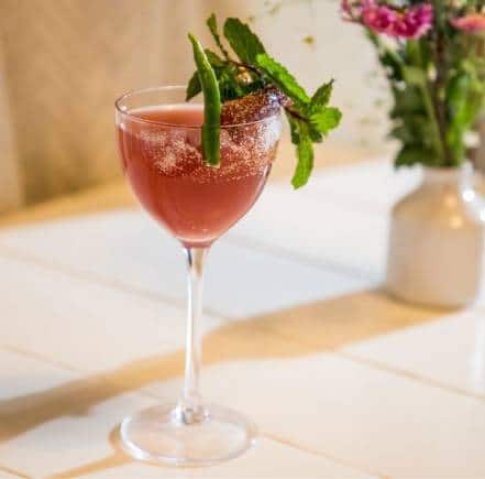 Salted Watermelon Chilli Cooler mocktail recipe
