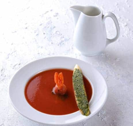 Scarlet Melon Soup The Leela Gandhinagar by Chef Kapil Dubey Executive Chef