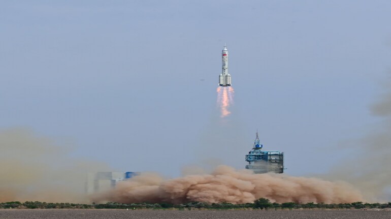 China successfully launches new manned spaceship with first civilian on ...