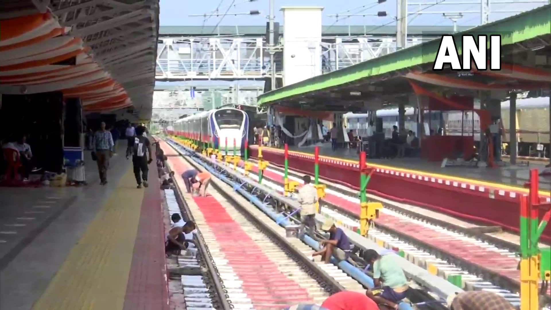 This semi-high speed train aims to strengthen connectivity between Assam and Bengal. Furthermore, it will also boost tourism, education, trade and employment opportunities in the North East, said PM Modi on the occasion.  Image: ANI