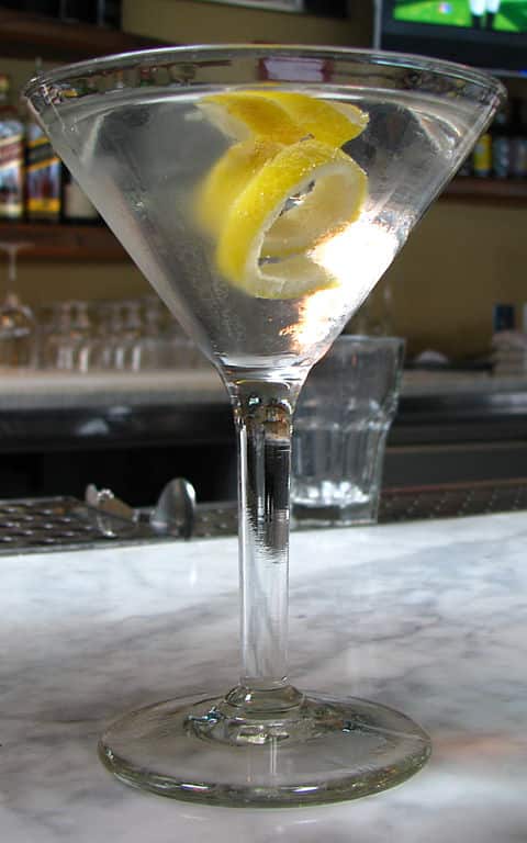 Vesper Martini (photo via Wikimedia Commons)