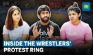 Inside wrestlers' protest against Brij Bhushan Singh | Police files FIR, political leaders meet wrestlers