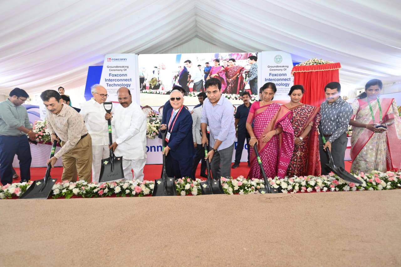 Foxconn, Telangana government break ground on $500 million manufacturing plant