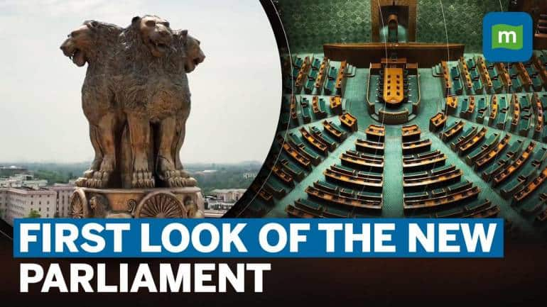 New Parliament Building Opens: Inside View of Lok Sabha & Rajya Sabha ...