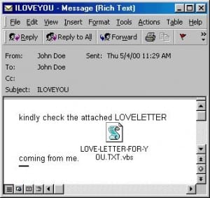 Today in tech history: Love gone wrong