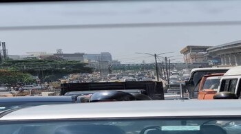 Choked Outer Ring Road on Tuesday. Twitter/@kiranks24