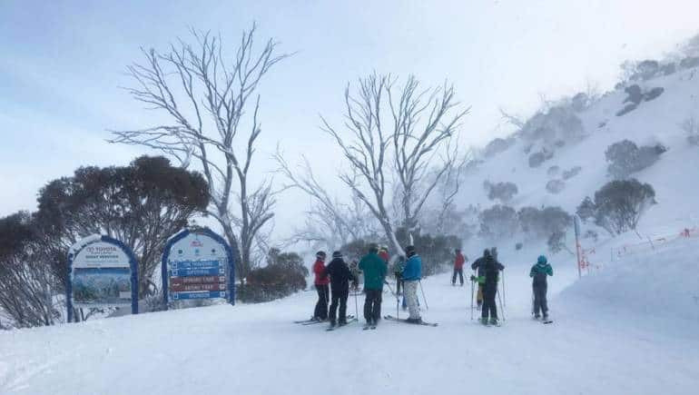 Threadbo ski town, Australia.