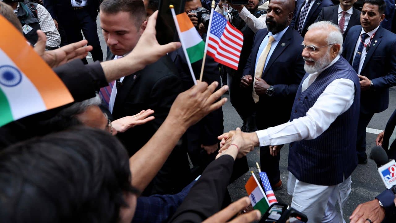 On June 20, Indian Prime Minister Narendra Modi arrived in the United States for a state visit that was expected to mark a turning point in bilateral relations and deepen and broaden their cooperation. Since taking office as prime minister in 2014, Modi has travelled to the United States five times, but this trip, which lasts until June 24, will be his first with the full diplomatic status of a state visit. (Image: Reuters)