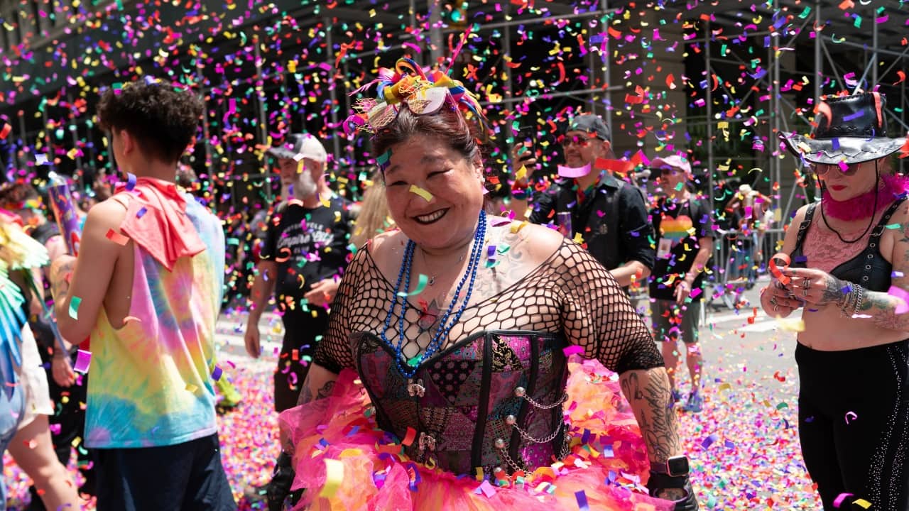 Thousands of people also flooded the streets on the night of June 24 in Houston to celebrate pride parades and embrace the LGBTQ+ community. “Houston is one big diverse family. Today is about celebrating people who are themselves, their authentic selves and letting everyone know that this is a city full of love, not division, not hate,&quot; said Houston Mayor Sylvester Turner. (Image: AP)