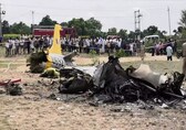 Indian Air Force's trainer aircraft crashes in Karnataka, pilots eject safely