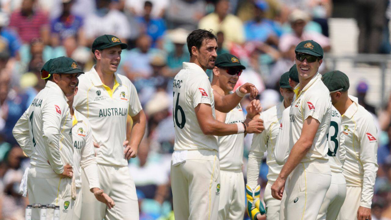Wicketkeeper Alex Carey also was key with scores of 48 and 66 not out, and seven catches in the final in which Australia posted 469 and 270-8 declared. (Source: AP)