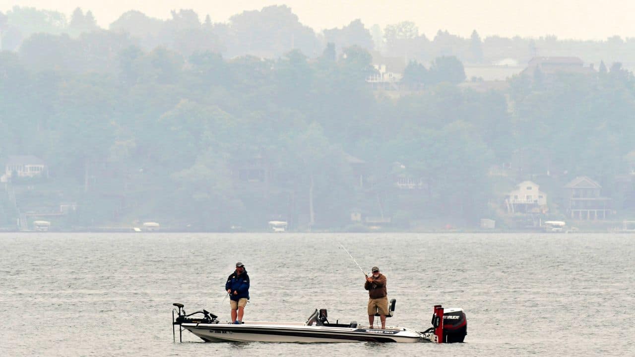&quot;Smoke plumes from local forest fires as well as forest fires in Quebec have resulted in deteriorated air quality,&quot; Environment Canada said in an air quality alert for Ottawa. The air over Toronto was also polluted and conditions could persist through most of this week, the government run weather agency said. (Image: AP)