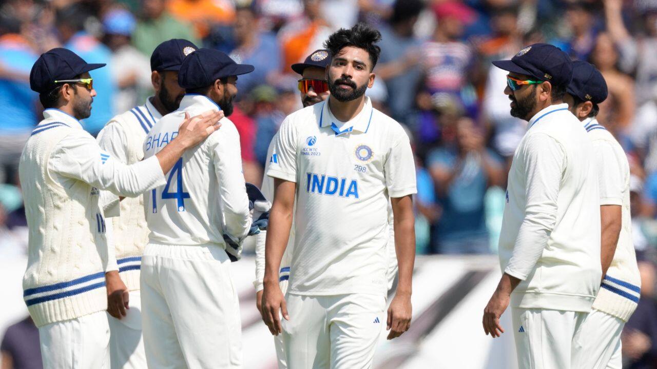 India bowling coach Paras Mhambrey criticized his bowlers after the first day for not targeting Head's short-ball weakness sooner. Head passed 150 for the fourth time among his six test hundreds but the seamers stuck at it and got Head after half an hour, guiding a Mohammed Siraj short ball straight to Bharat. (Image: AP)