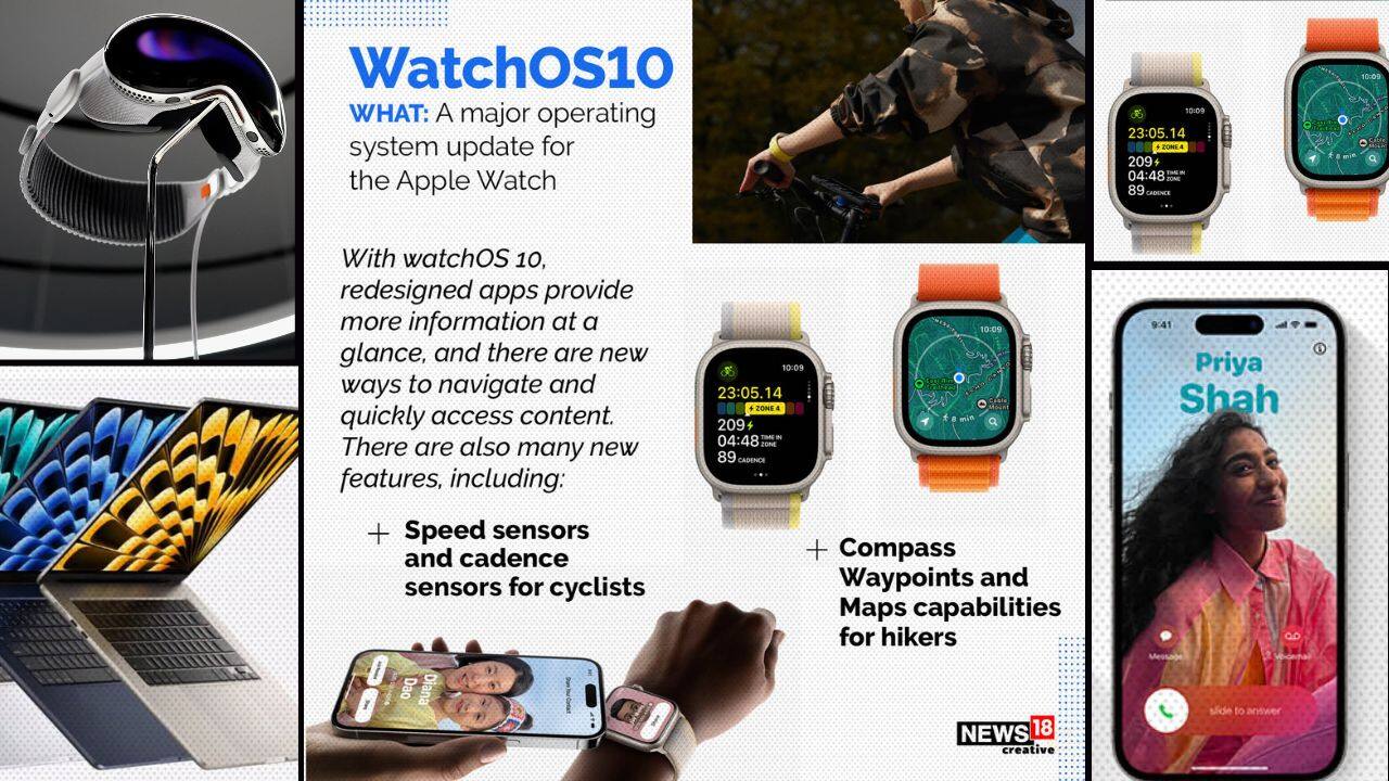 More striking upgrades came to Apple Watch with the introduction of widgets. WatchOS 10 adds widgets for everything from weather information to calendar appointments on the Apple Watch. Deeper widgets' support was also added to the latest iPad and Mac operating systems.