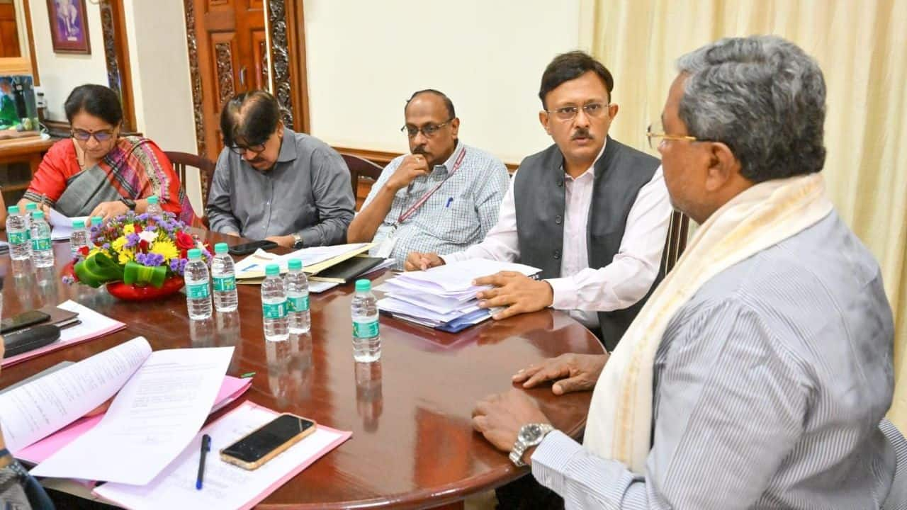 In Pics: CM Siddaramaiah holds meeting with senior officials on roll ...