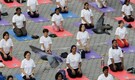Yoga Day: Surat sets Guinness world record with 1.53 lakh attendees Yoga Day: Surat sets Guinness world record with 1.53 lakh attendees