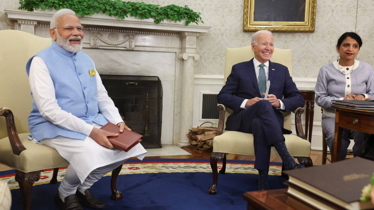 The leaders will also reveal that Micron, a manufacturer of memory chips, will spend $800 million in a $2.75 billion semiconductor manufacturing and testing facility in India. (Image: Reuters)