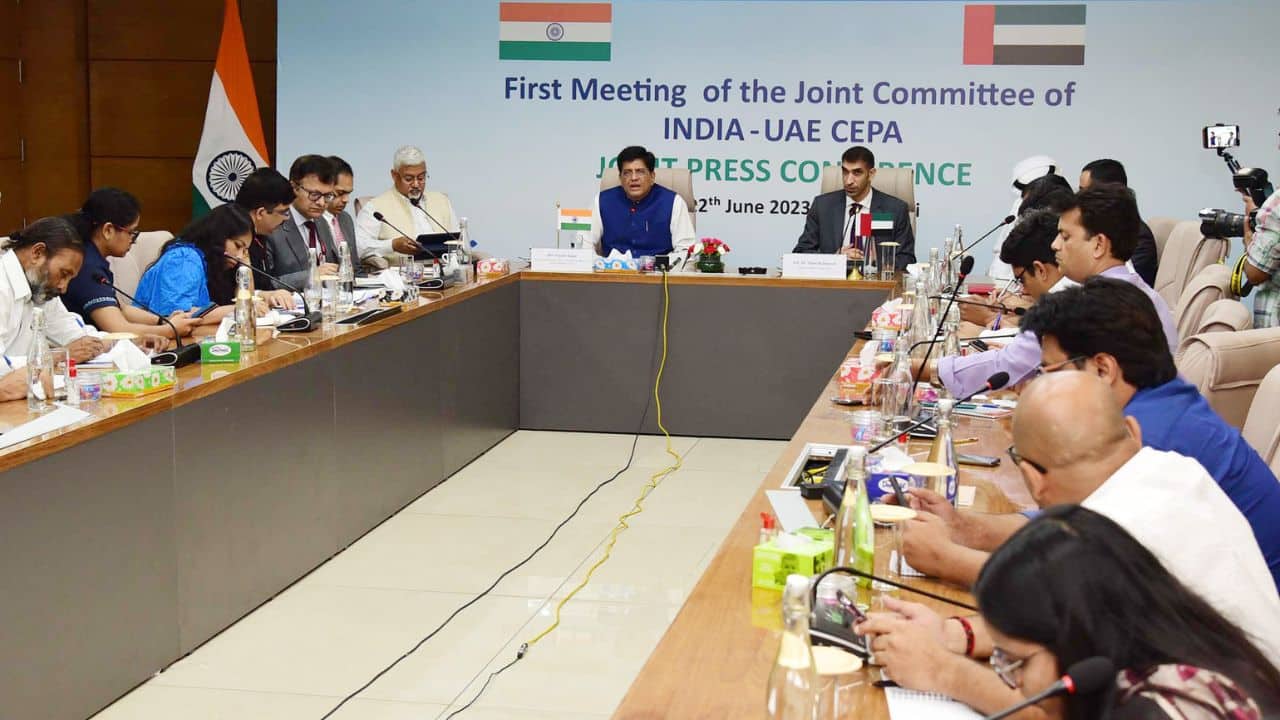 Both the Ministers addressed a Joint Press Conference on successfully concluding the first meeting of the Joint Committee. They also participated in B2B event organized by the Department of Commerce in partnership with the Confederation of Indian Industry (CII). (Image: PIB) (With inputs from agencies)