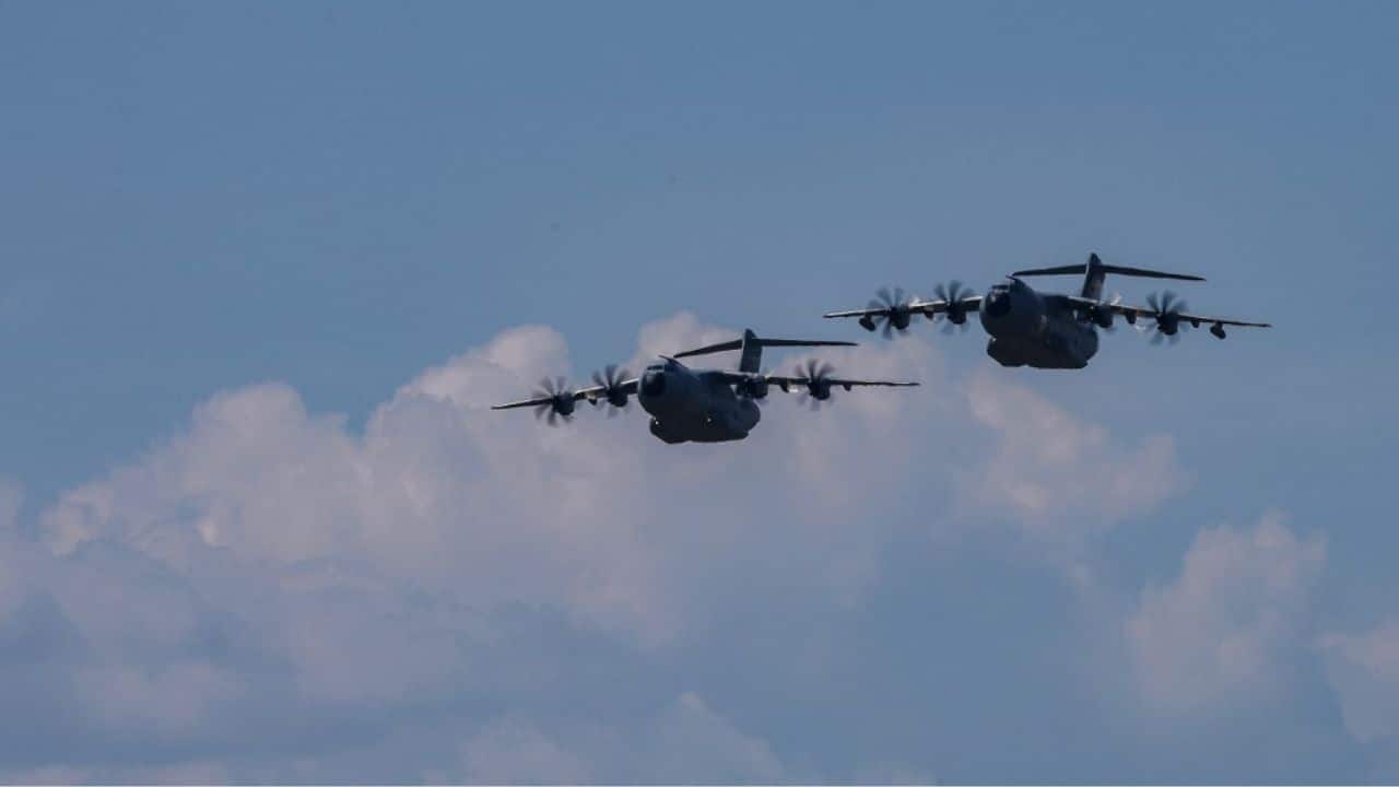 The exercise includes operational and tactical-level training, primarily in Germany, but also in the Czech Republic, Estonia and Latvia, with a total of around 2,000 flights. (Source: AFP)