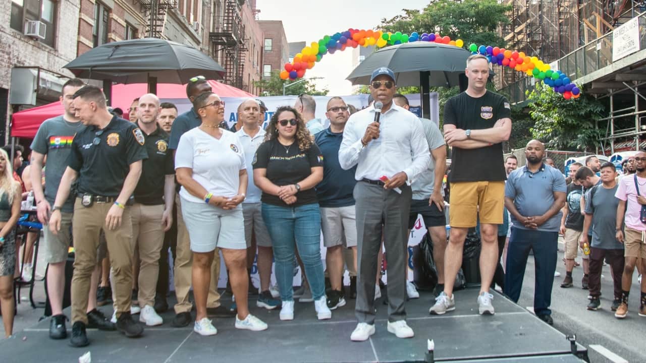 NYC Mayor Adams made a similar move this week, issuing an executive order preventing city resources from being used to cooperate with out-of-state authorities in detaining anyone receiving gender-affirming care in the city. (Image: Twitter @NYCMayor)