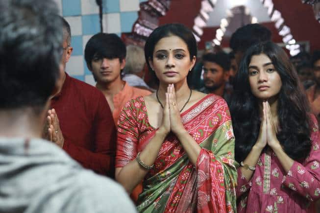 Actor Priyamani in a still from the forthcoming OTT series 'Sarvam Shakthi Mayam'.