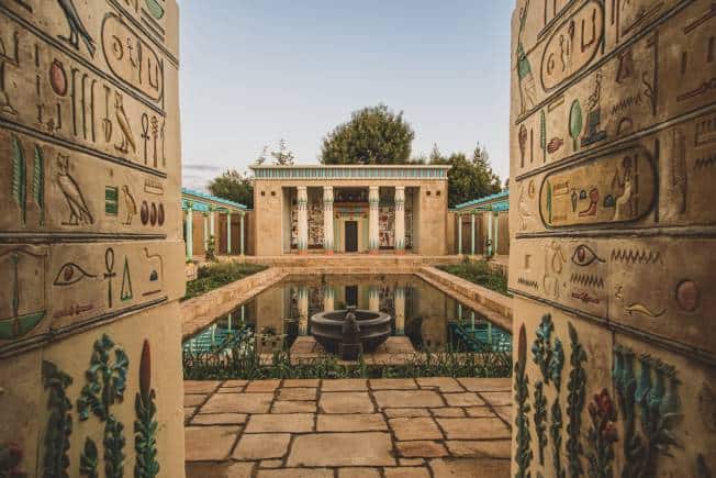 Ancient Egyptian Garden at New Zealand's Hamilton Gardens. (Photo credit: Hamilton Gardens)