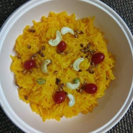 Bakrid special recipes Zarda (sweet saffron rice), By Rida Khan, food innovator
