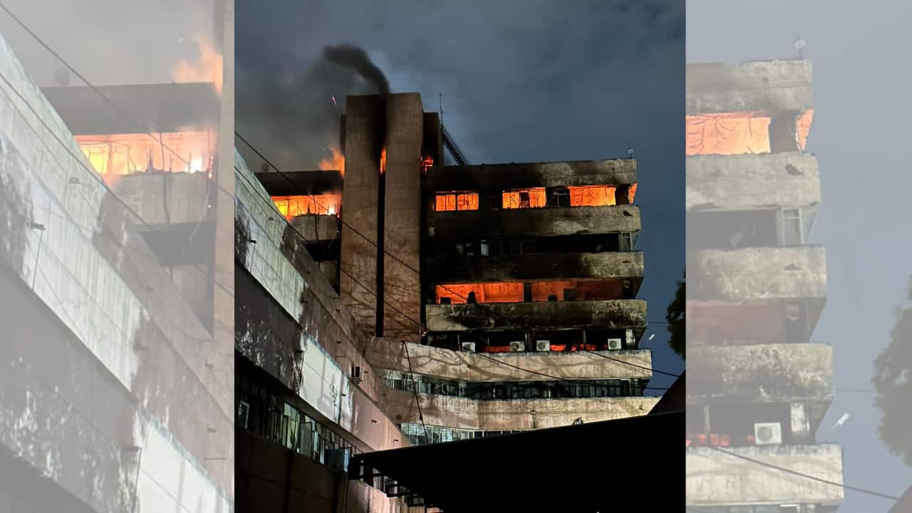 A massive fire that broke out at Bhopal’s Satpura Bhawan, which houses offices of various departments of the Madhya Pradesh government, on Monday is fully doused, an official said on Tuesday.