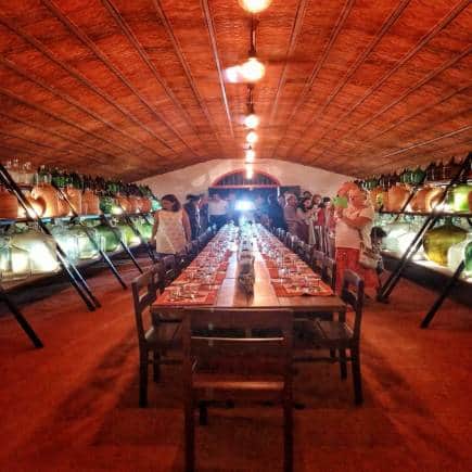 Cazulo Feni cellar and tasting room