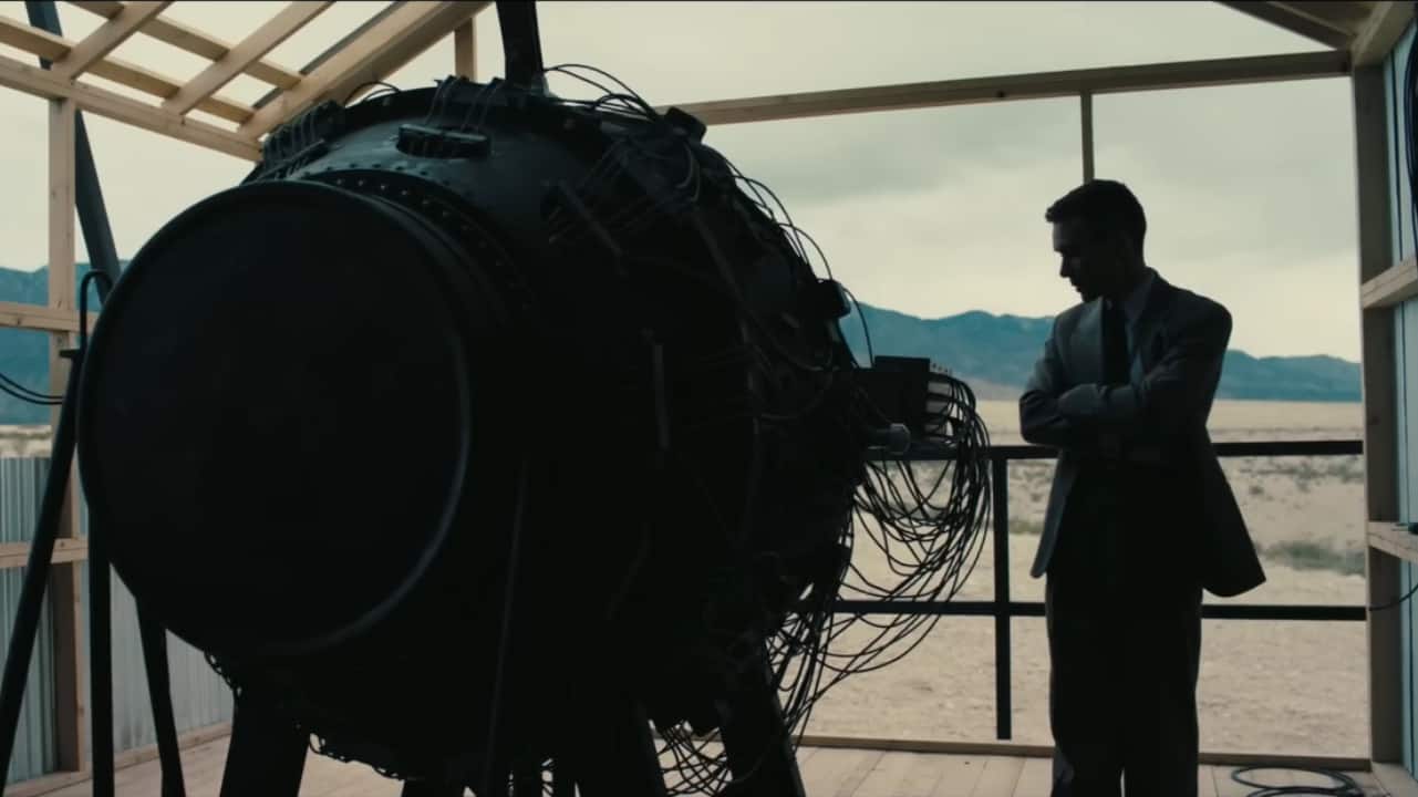 J Robert Oppenheimer led the Manhattan Project in the US during the Second World War. (Screen grab from the trailer of Oppenheimer)